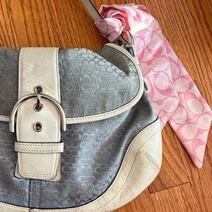 Vintage Coach Silk Scarf Y2K - scarf only